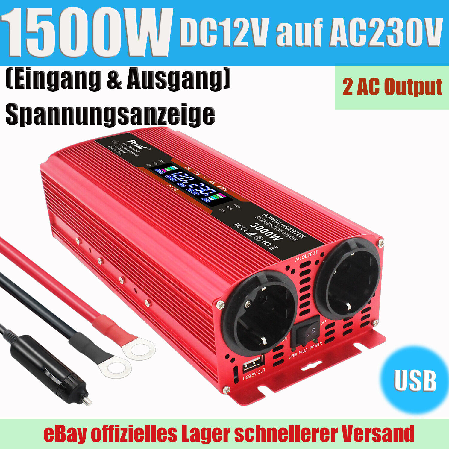 Power Inverter 3000W
