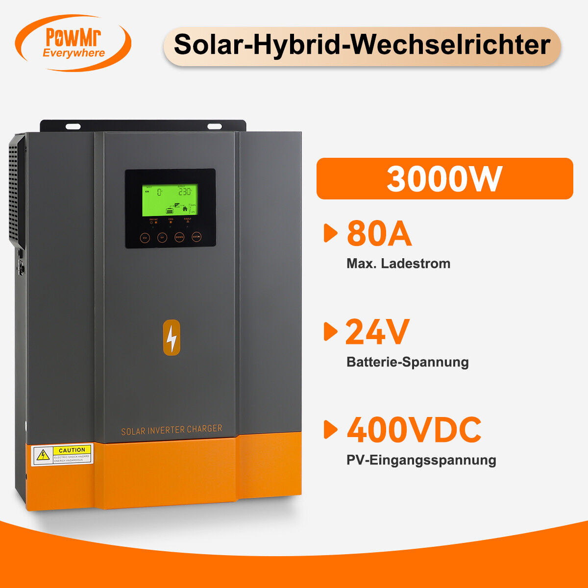 Hybrid Solar Charger/Inverter